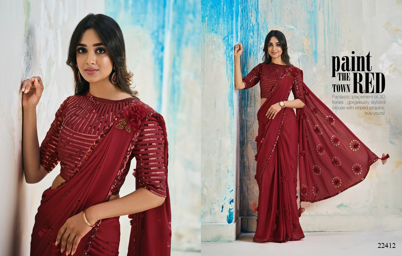 Mahotsav Taranaah Fancy Wholesale Designer Sarees Catalog — Wholesale Sarees, Mahotsav wholesale from Surat — view 3